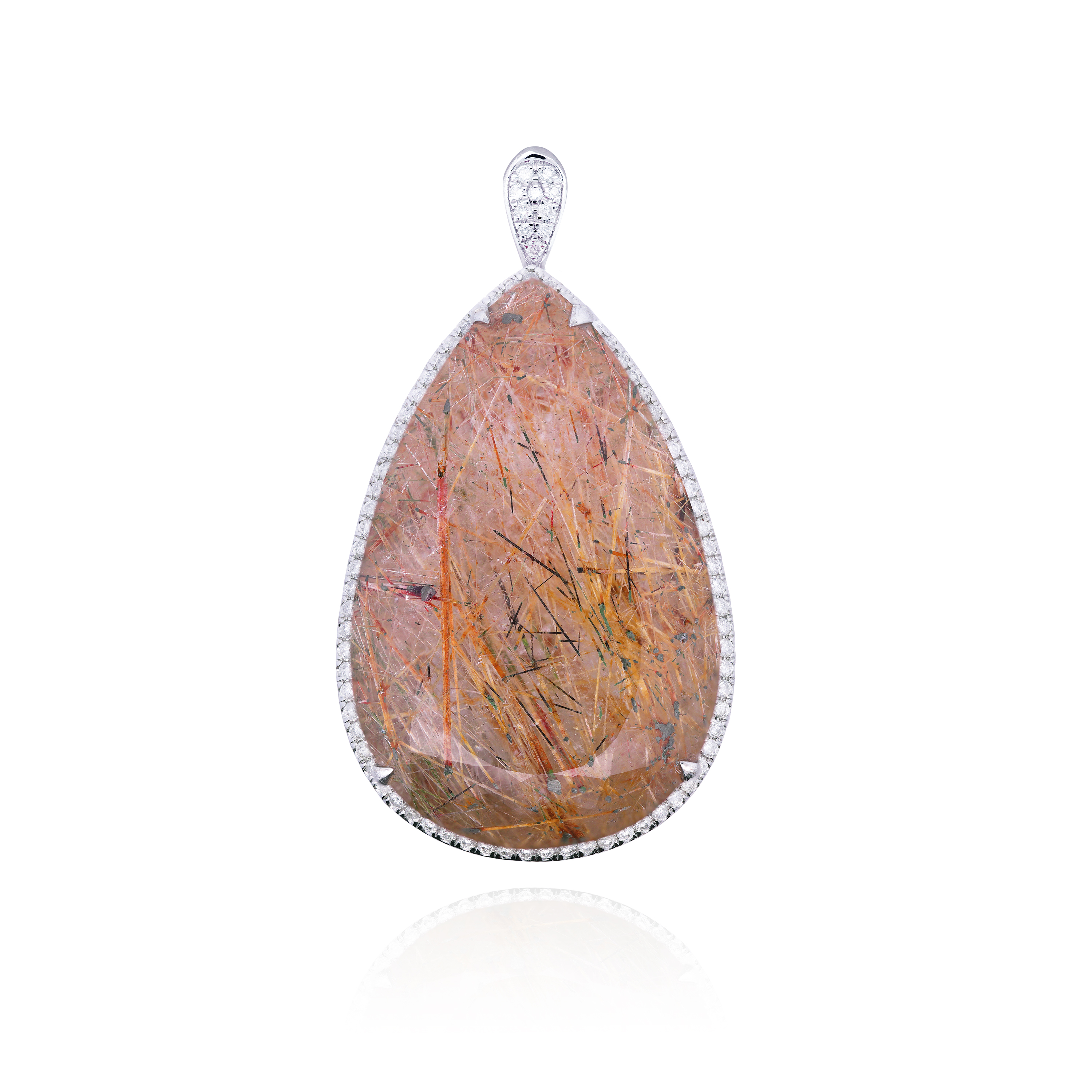 Ylenia Rose Quartz Convertible Ring / Pendant